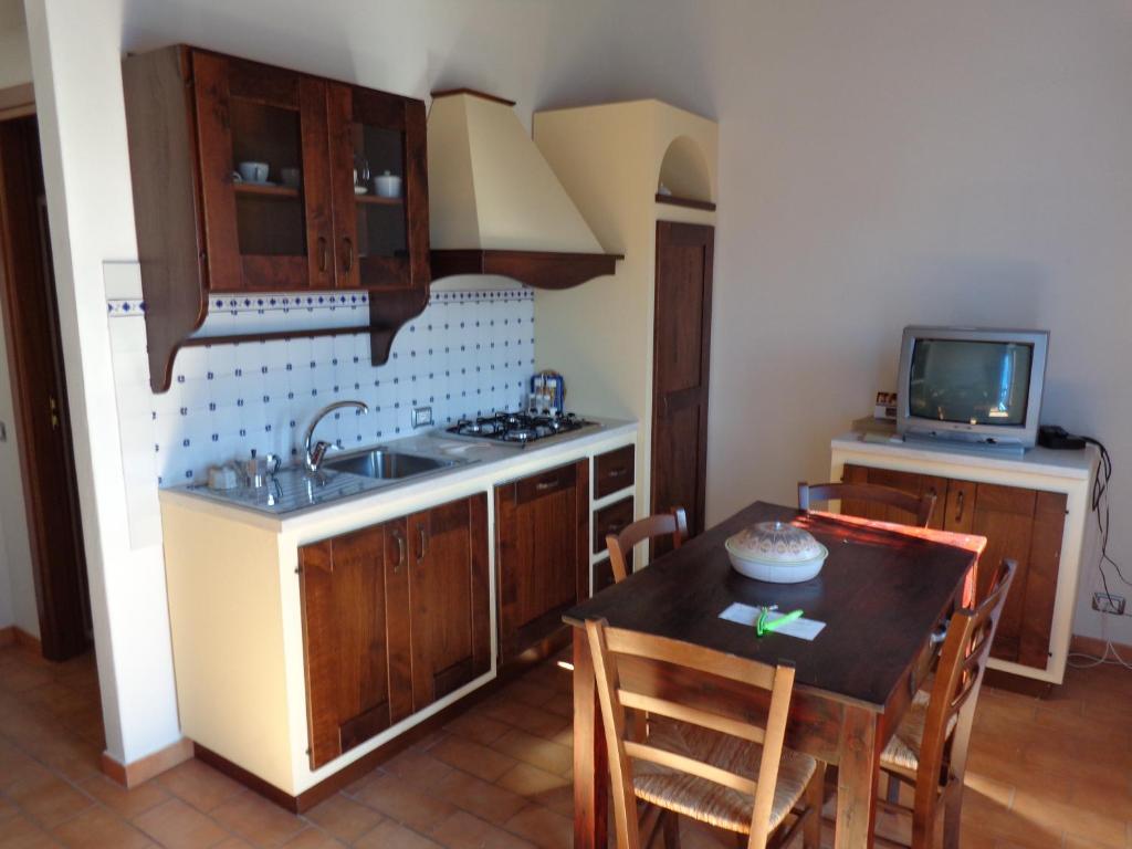 Kuchyň nebo kuchyňský kout v ubytování Il Vigneto