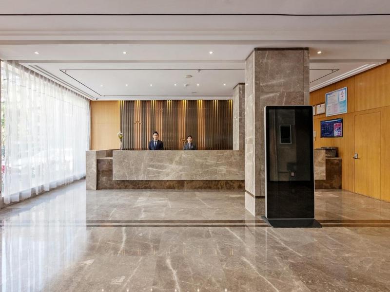 Vstupní hala nebo recepce v ubytování GreenTree Eastern Hotel Fujian Xiamen Railway Station Mingfa Plaza