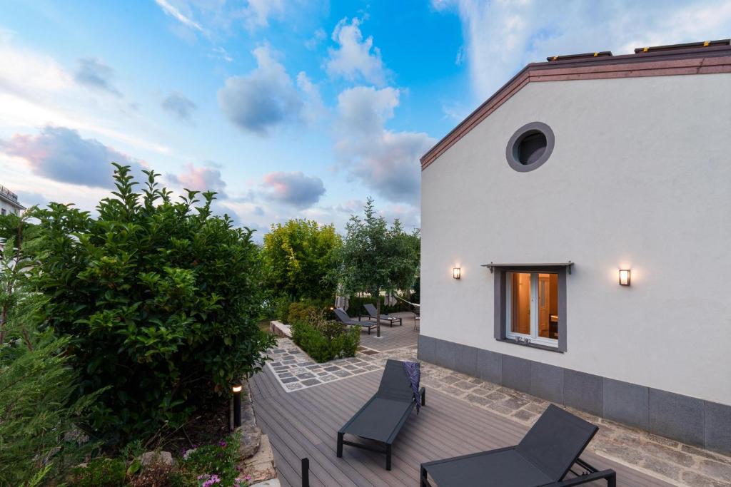 Budova, kde se bed and breakfast nachází