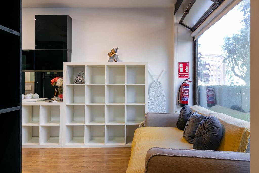 Posezení v ubytování HOMEABOUT MADRID RÍO APARTMENT