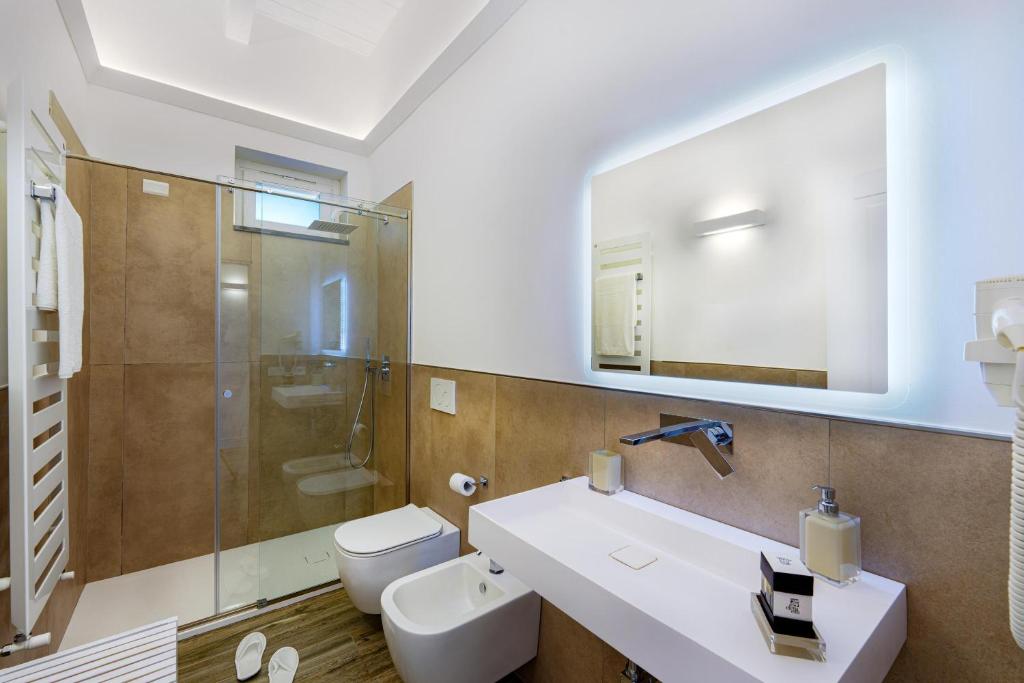 Koupelna v ubytování AGAVE B&B