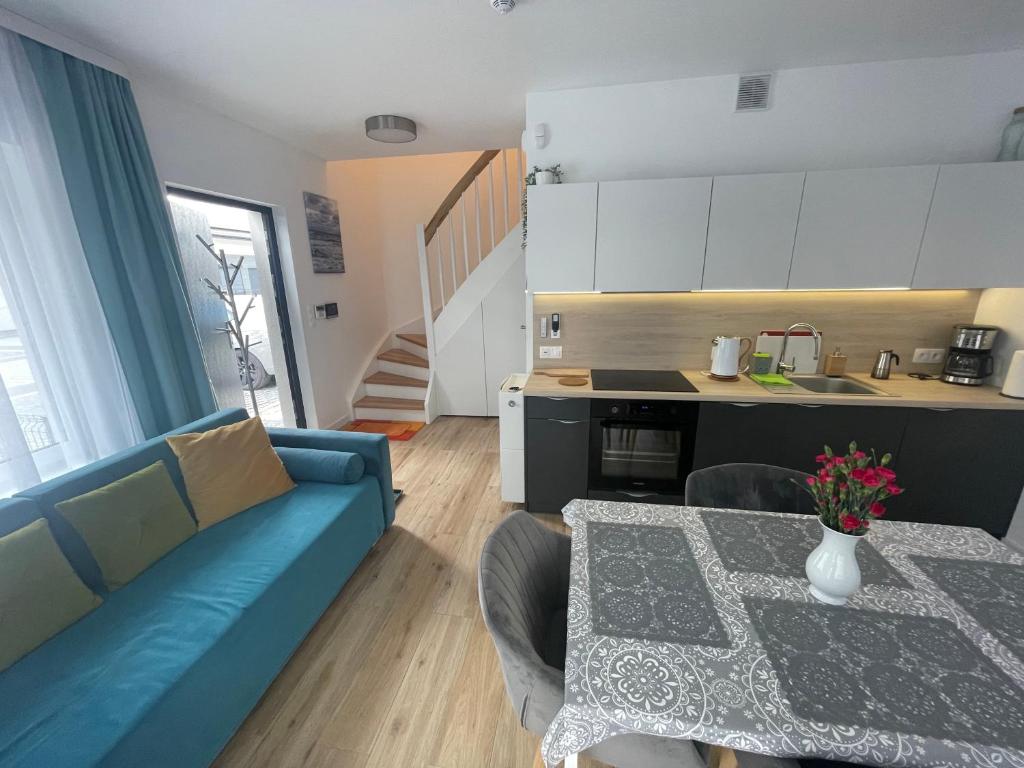 Kuchyň nebo kuchyňský kout v ubytování Horizon Park 1 - Balkon Taras i parking