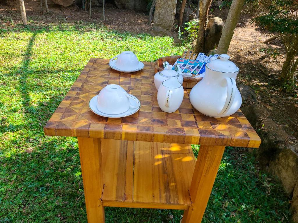 Zahrada ubytování Woodholic Homestay