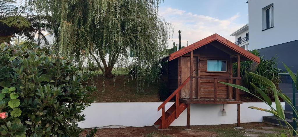 Zahrada ubytování Casinha do Chorão