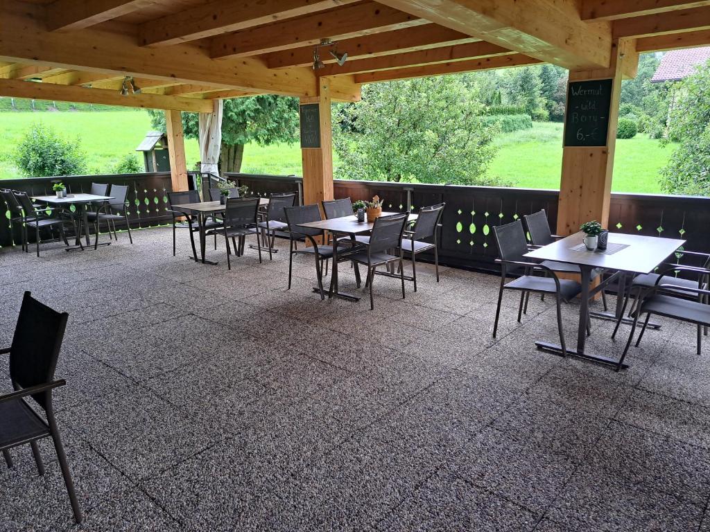 Restaurace v ubytování Gasthof Leitner - Der Wirt an der Klamm