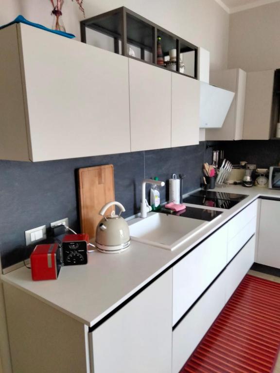 Kuchyňa alebo kuchynka v ubytovaní Wonder apartment & FREE PARKING