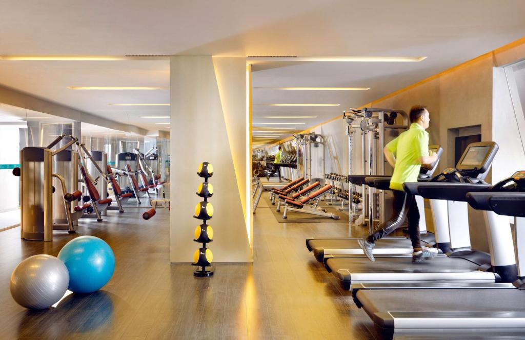 Fitness centrum a/nebo fitness zařízení v ubytování Hyatt Regency Tianjin East