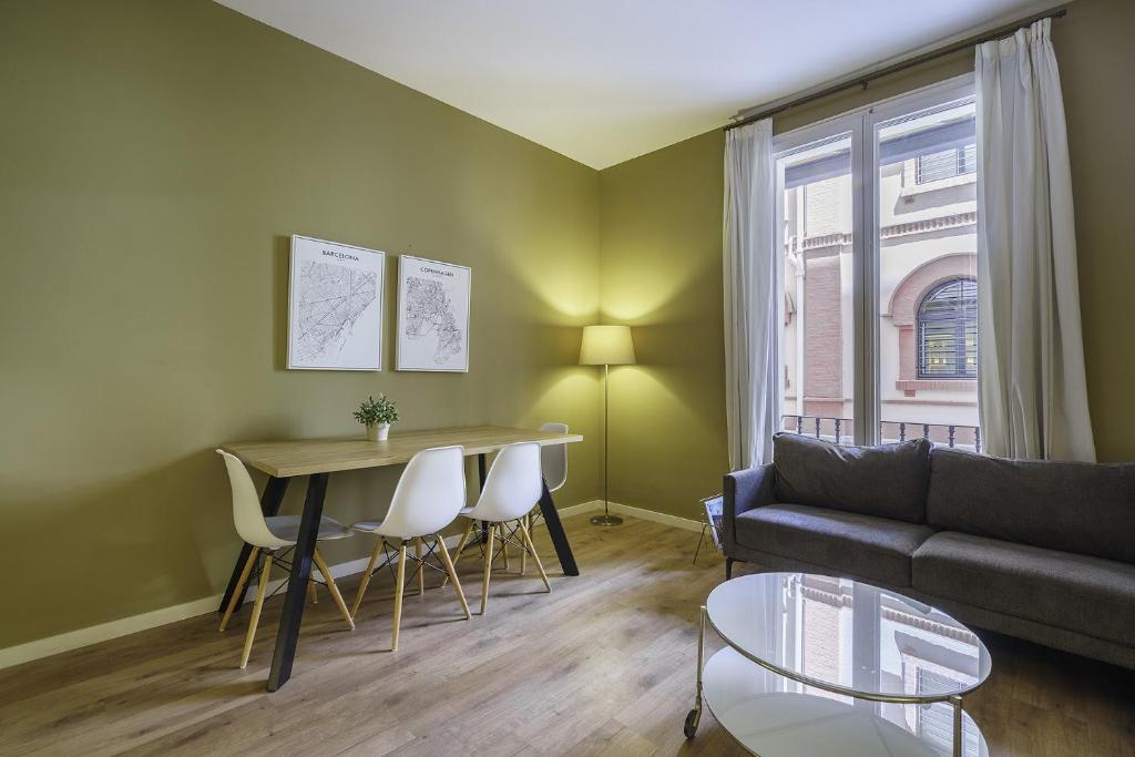 Posezení v ubytování Ola Living Diagonal II Apartments