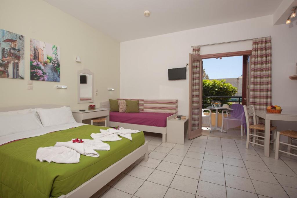 Posezení v ubytování Latania Apartments