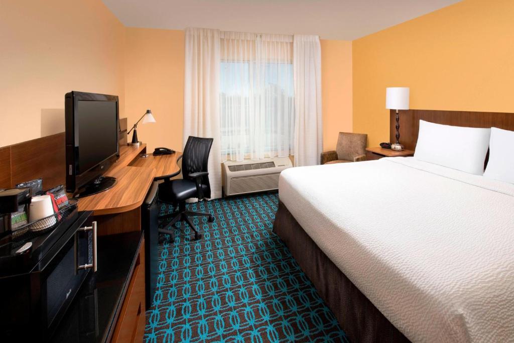 Postel nebo postele na pokoji v ubytování Fairfield Inn & Suites Weatherford