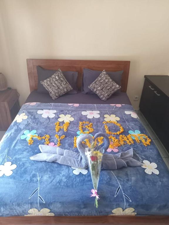 Postel nebo postele na pokoji v ubytování Nami House