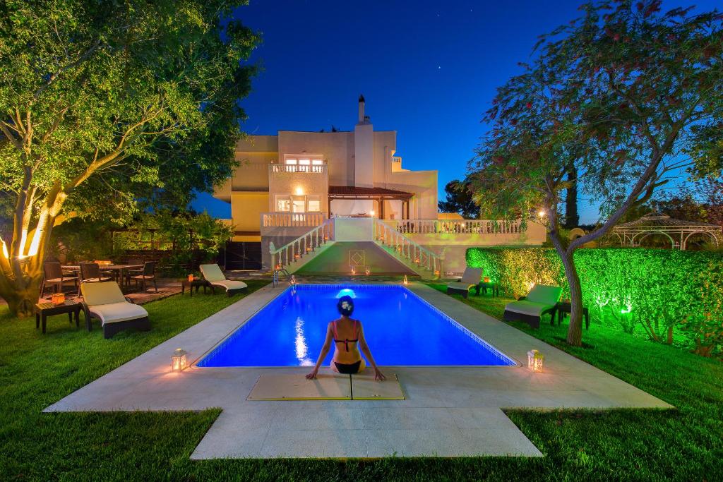 Bazén v ubytování Villa Small Paradise nebo v jeho okolí
