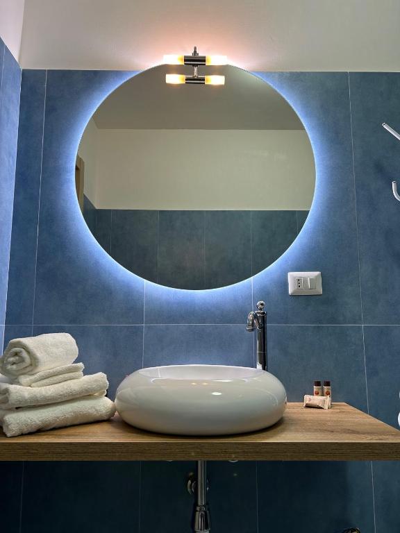 Koupelna v ubytování Saphir b&b