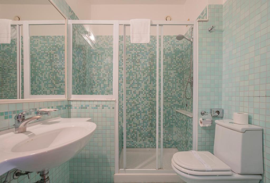 Koupelna v ubytování Hotel Palace Verona