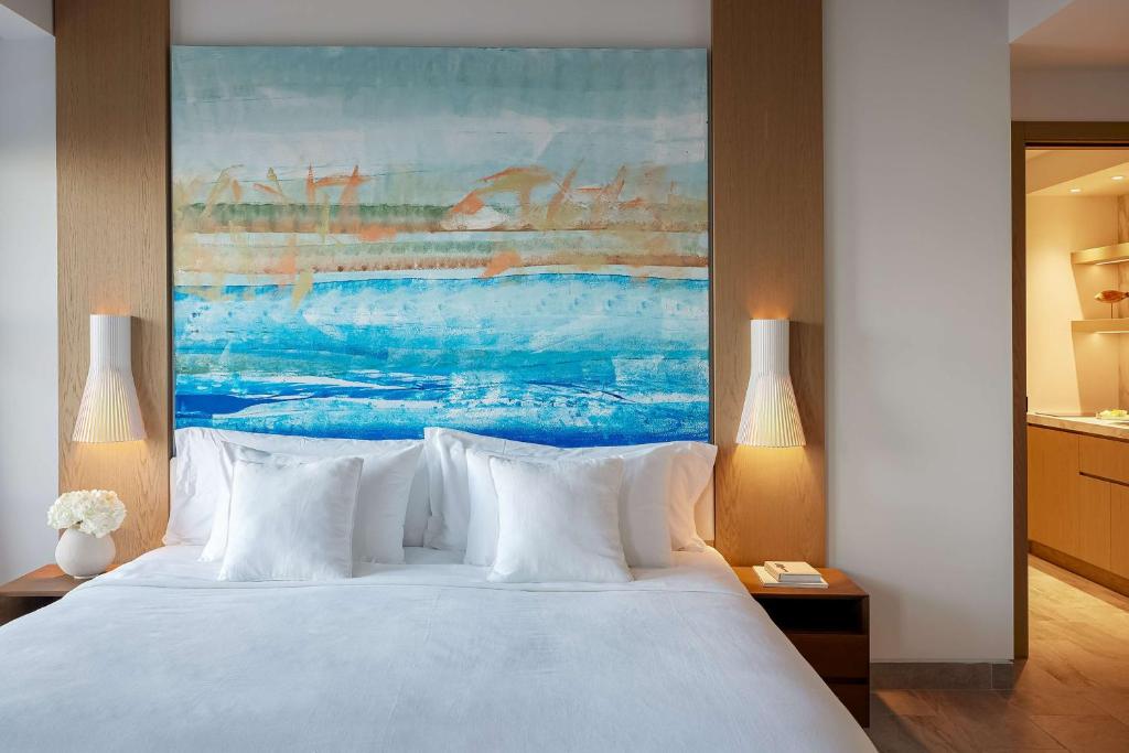 Postel nebo postele na pokoji v ubytování Angsana Corfu Resort & Spa