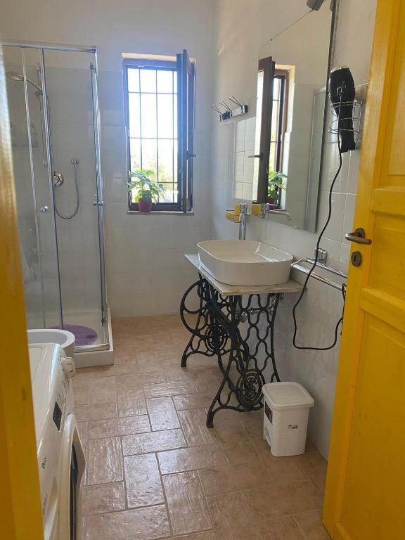 Koupelna v ubytování Casa laggiù