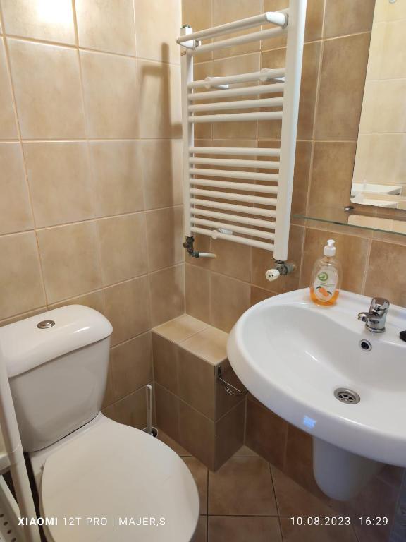 Koupelna v ubytování Villa Zosia