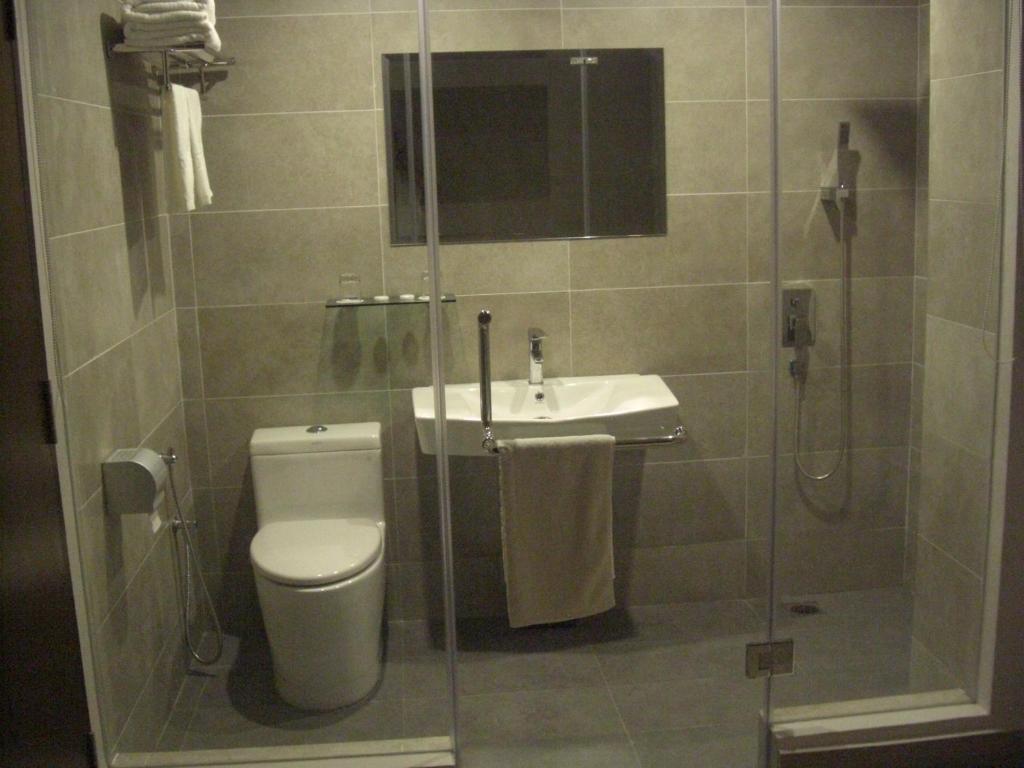 Koupelna v ubytování Marvelot Hotel