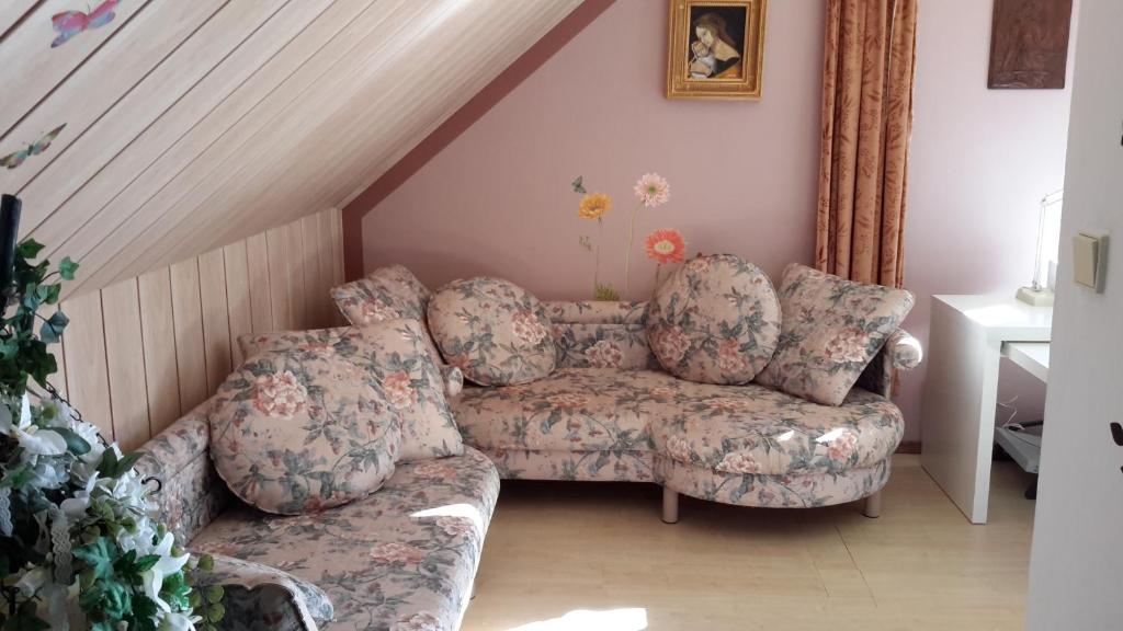 Posezení v ubytování Homestay Kuchařovice
