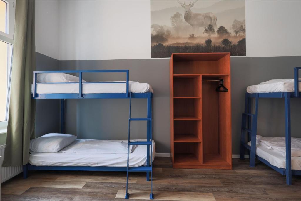 Postel nebo postele na pokoji v ubytování Pegasus Hostel Berlin