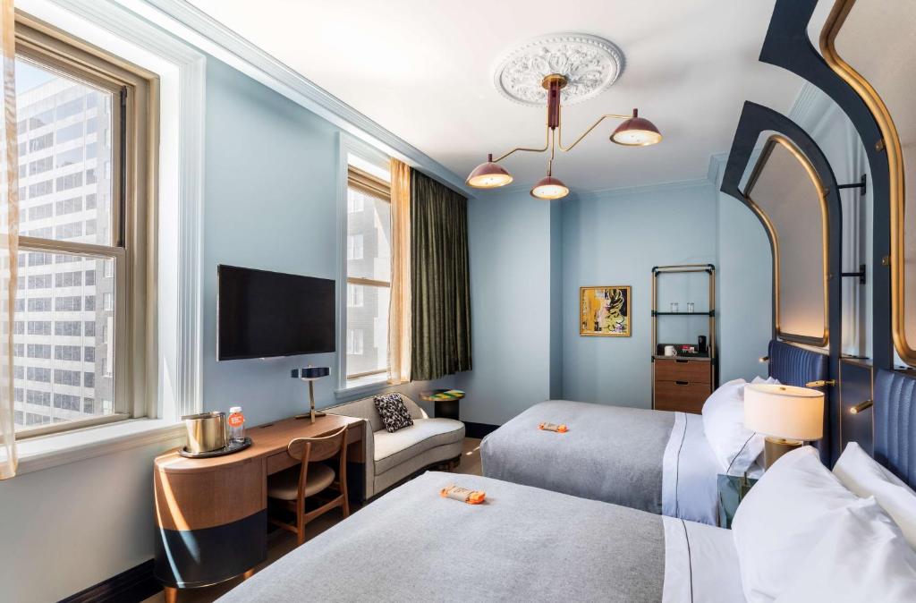 Canopy By Hilton Philadelphia Center City - Premium Zimmer Mit 2 Queensize-Betten - Stadtblick