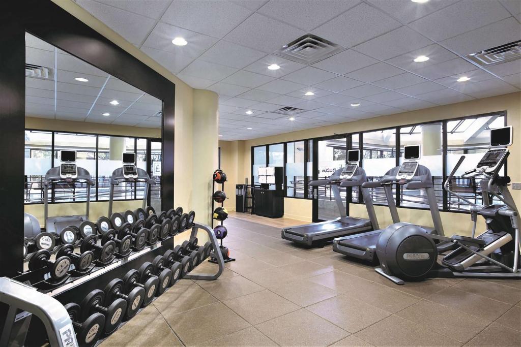 Fitness centrum a/nebo fitness zařízení v ubytování Embassy Suites Denver Tech Center