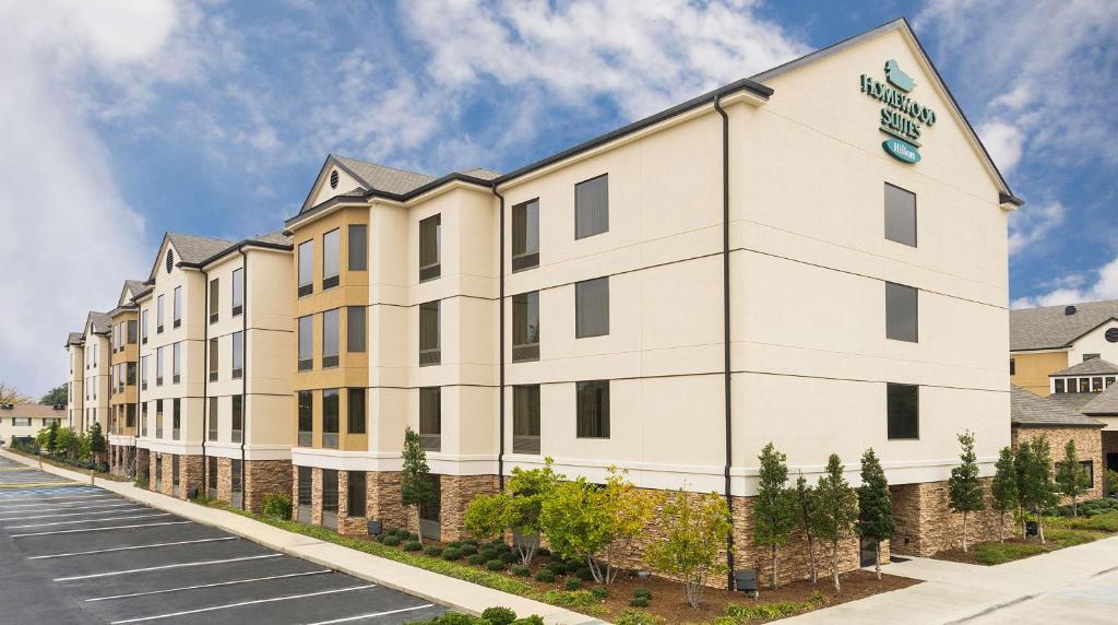 a rendering of the exterior of a hotel at Homewood Suites by Hilton Shreveport Bossier City, LA in Bossier City