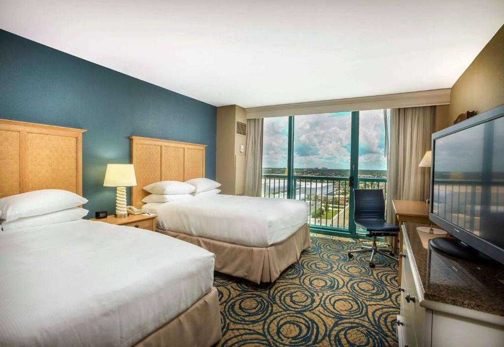 Hilton Daytona Beach Resort - Kamer Met Twee Queen Bedden - Toegang Voor Gehandicapten