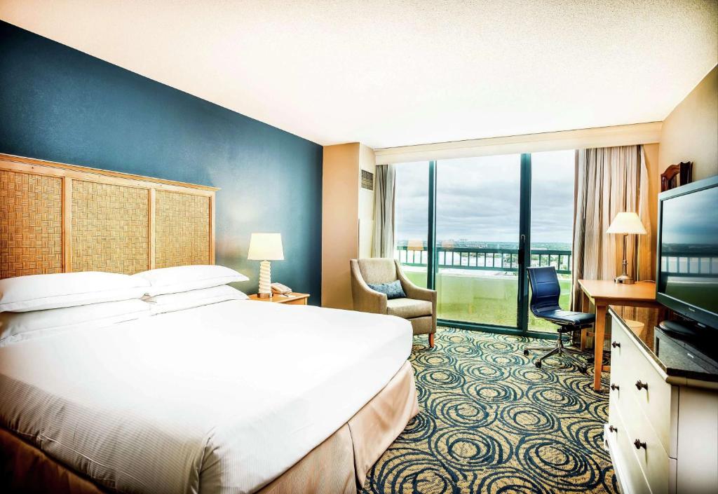 Hilton Daytona Beach Resort - Kamer Met Uitzicht Op De Stad