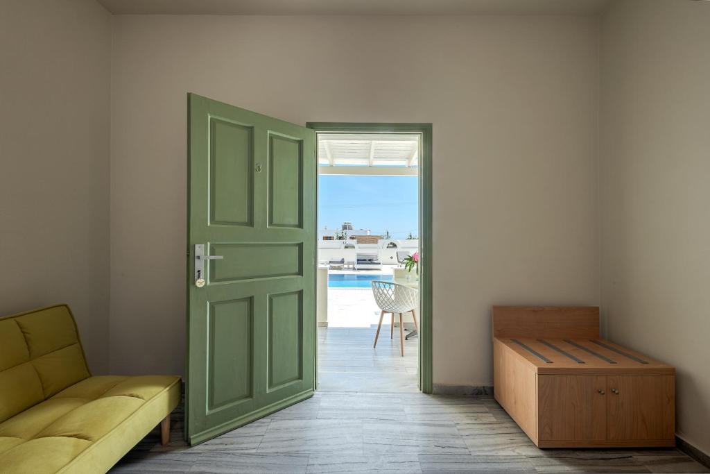 Posezení v ubytování Ambeli Apartments
