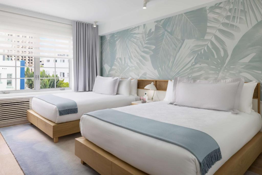 The Gabriel Miami South Beach, Curio Collection by Hilton - Deluxe Queen Room Con Dos Camas Queen