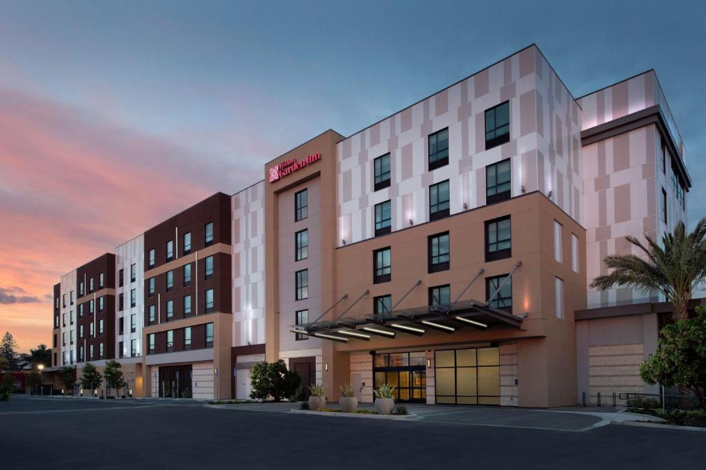 a rendering of the front of a hotel at Hilton Garden Inn San Jose Airport in San Jose