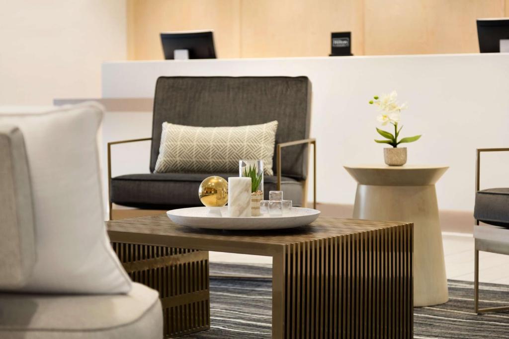 Posezení v ubytování Homewood Suites By Hilton SLC/Draper