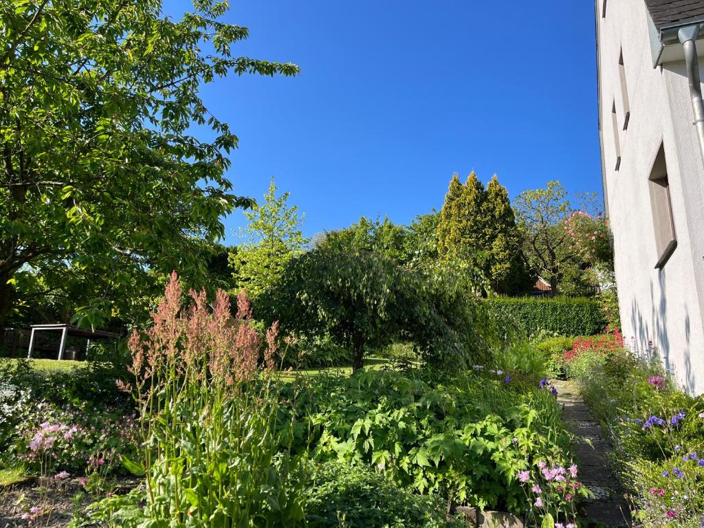 Ein Garten an der Unterkunft Ferienhaus Brinker Bleibe