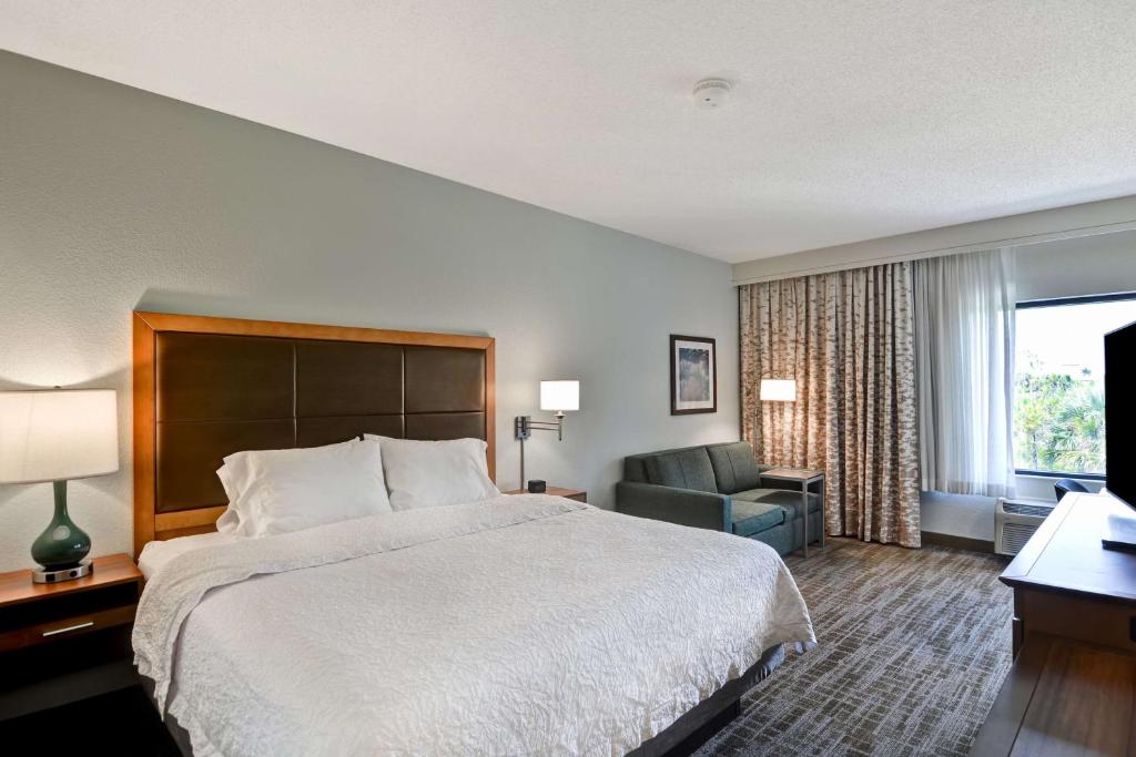 Hampton Inn Palm Beach Gardens - Executive King Room Met Bankbed - Niet -roken