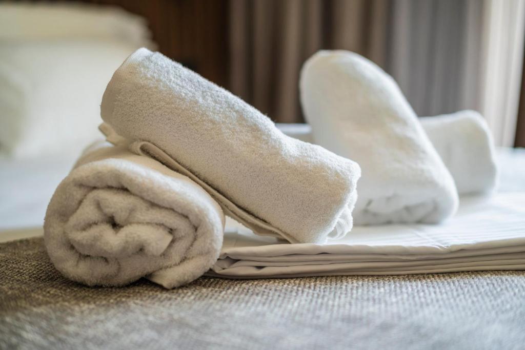 Postel nebo postele na pokoji v ubytování LAN-GO SIVOTA Luxury Living