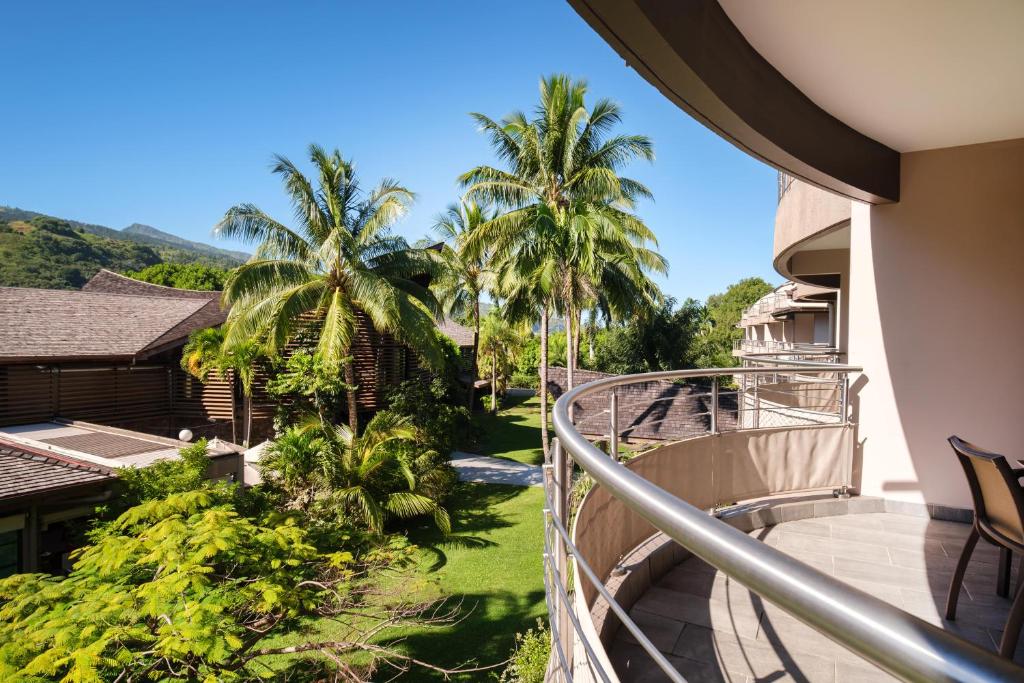 Svalir eða verönd á Te Moana Tahiti Resort