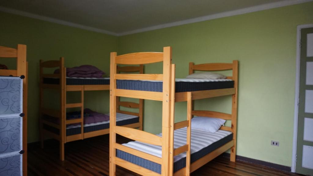 Narivoodi või narivoodid majutusasutuse Ventana Sur Hostal toas