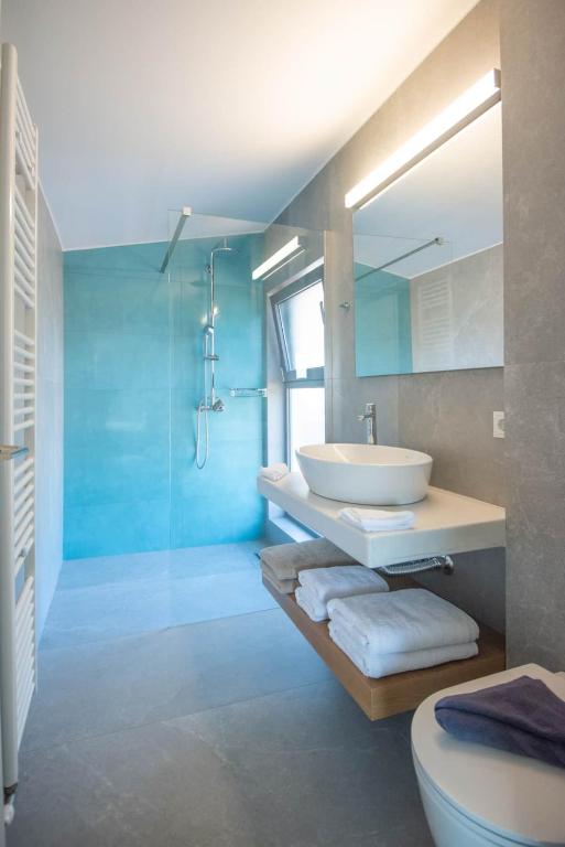 Koupelna v ubytování KaDeView Luxury