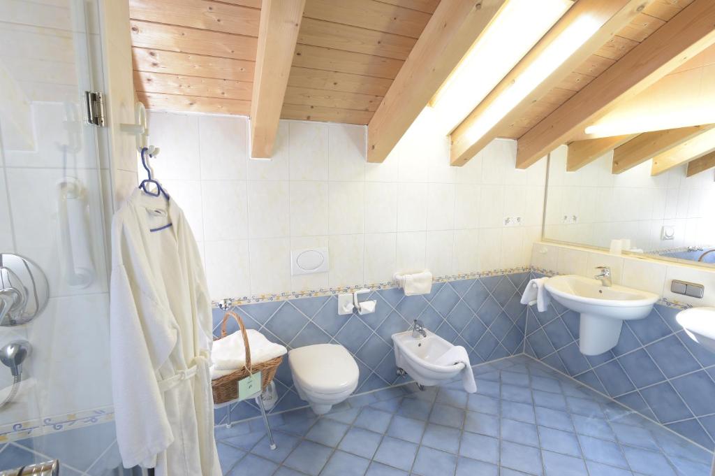 Koupelna v ubytování Ringhotel Nebelhornblick