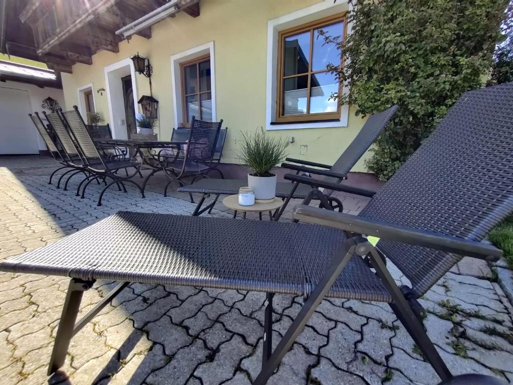 Patio nebo venkovní prostory v ubytování Hefenscherbauer