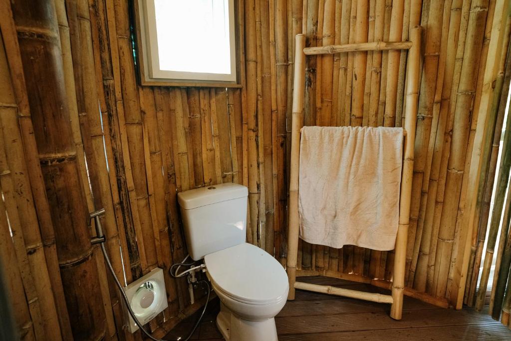Koupelna v ubytování Treehouse de Valentine