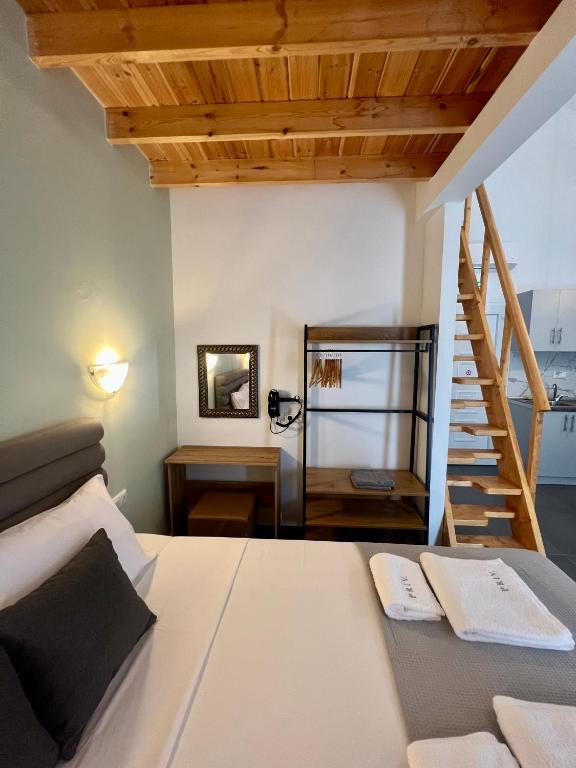 Postel nebo postele na pokoji v ubytování Privileged villa