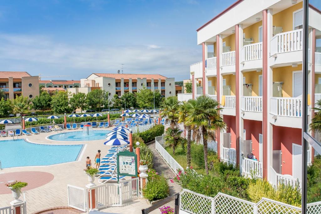 Bazén v ubytování Hotel Olympus nebo v jeho okolí