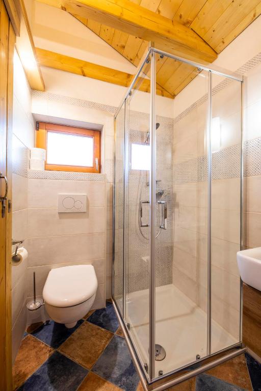 Koupelna v ubytování Ferienhütte Sonnreith