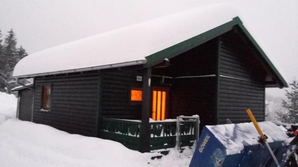 Ferienhütte Sonnreith v zimě