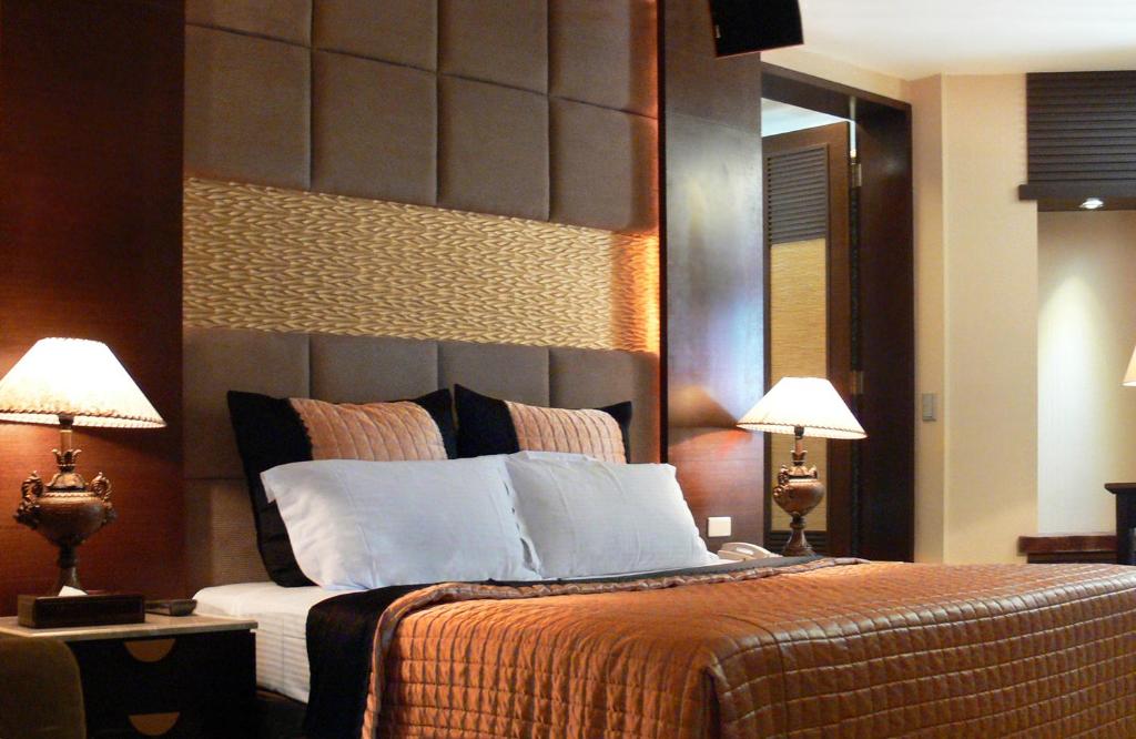 Postel nebo postele na pokoji v ubytování Dongfeng Motel