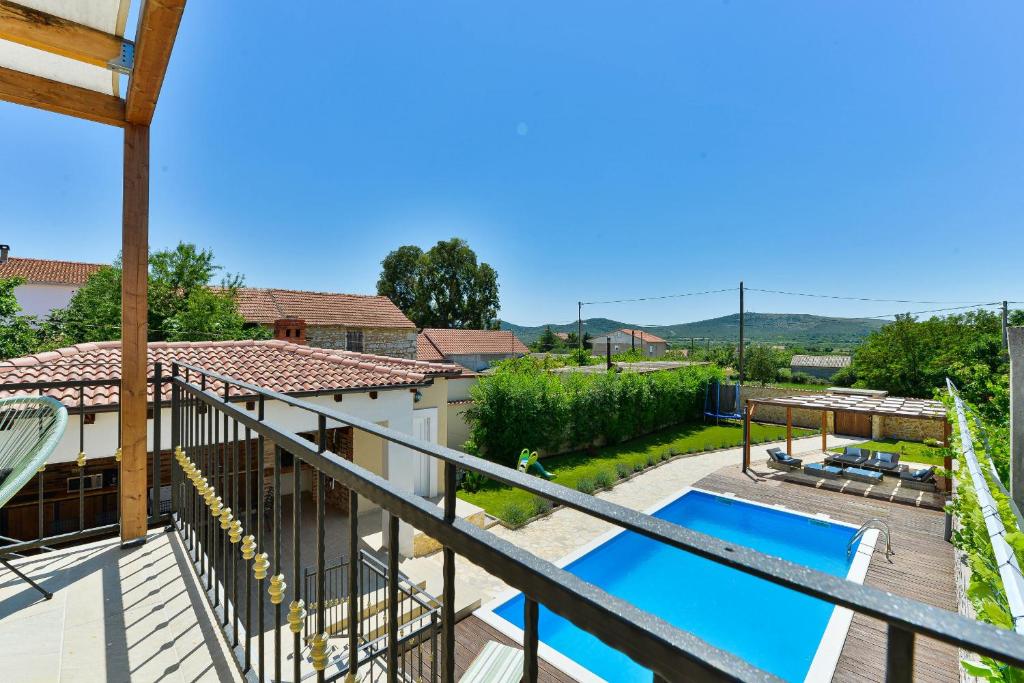 Stone villa with pool