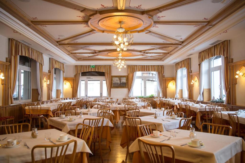 La zona ristorante dell’hotel