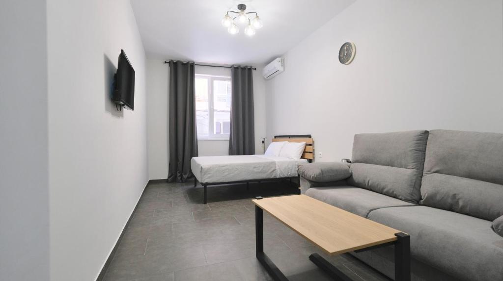Posezení v ubytování Hostal Lavela